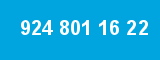 924 801 16 22 924 801 16 22
